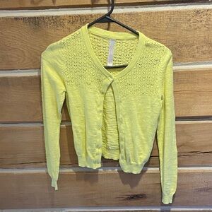 Cherokee Light Yellow Girl’s Cardigan